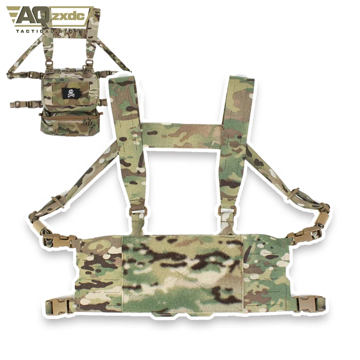 

AQzxdc Tactical FERRO STYLE Chesty Rig Wide Harness airsoft CR07 Plate Carrier Bracket