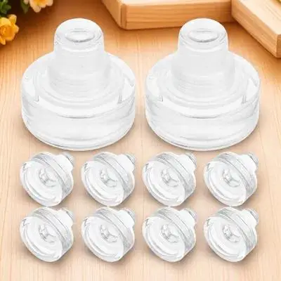 

10pcs T Shaped Reusable Glass Sealing Plug For Wine Beverages Leakproof Bottle Saver Decorative Diy Crafts Party