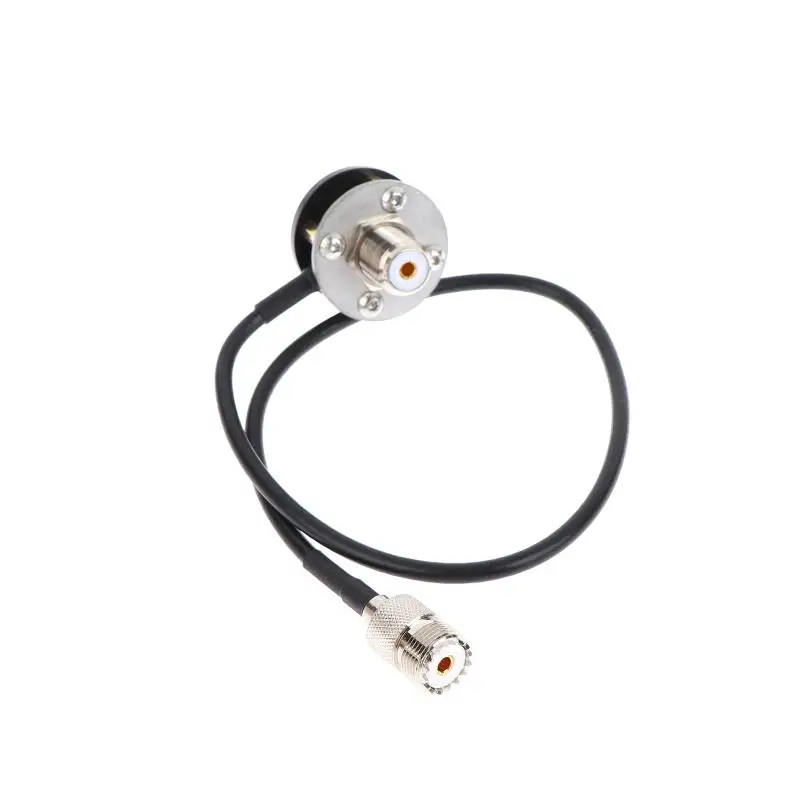 Support de montage d'antenne pour trépied fileté de 1/4 pouces, Base d'antenne Portable pour tuyau M, pièces d'analyse de mesure UV + ondes courtes