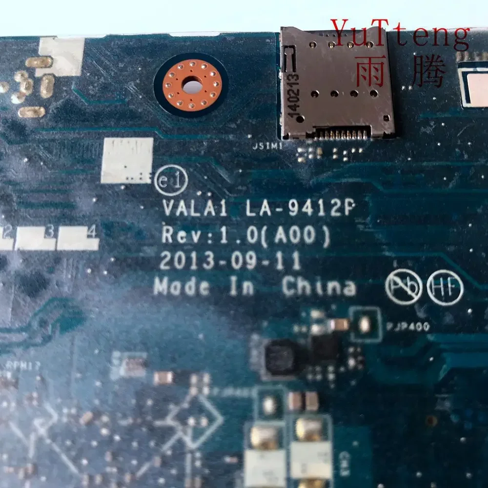 For DELL Latitude E6540 Laptop Motherboard VALA1 LA-9412P CN-00C96W 00C96W 0C96W Mainboard 100% tested fully work