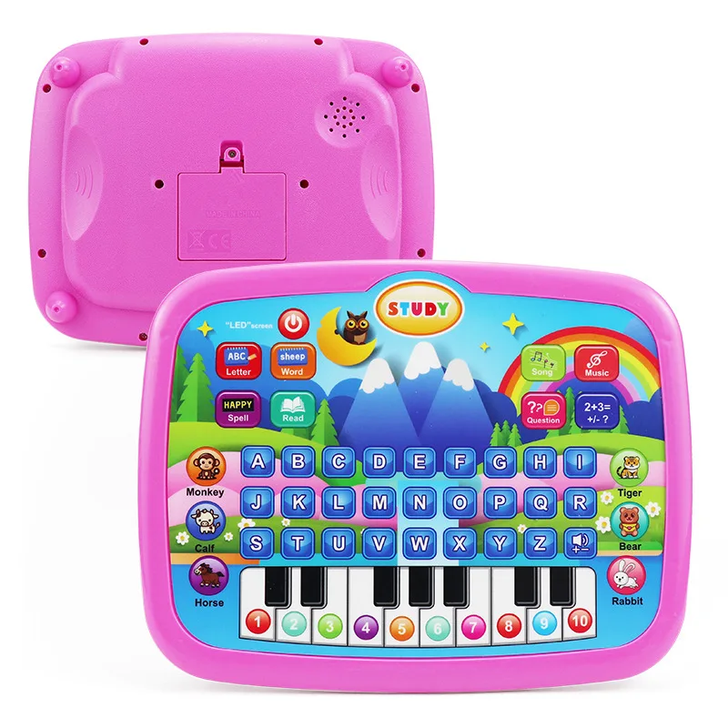New Mini Simulation Tablet Computer Early Education Machine Toy Fun Electronic Organ Learning Machine Music Children Puzzle Toys