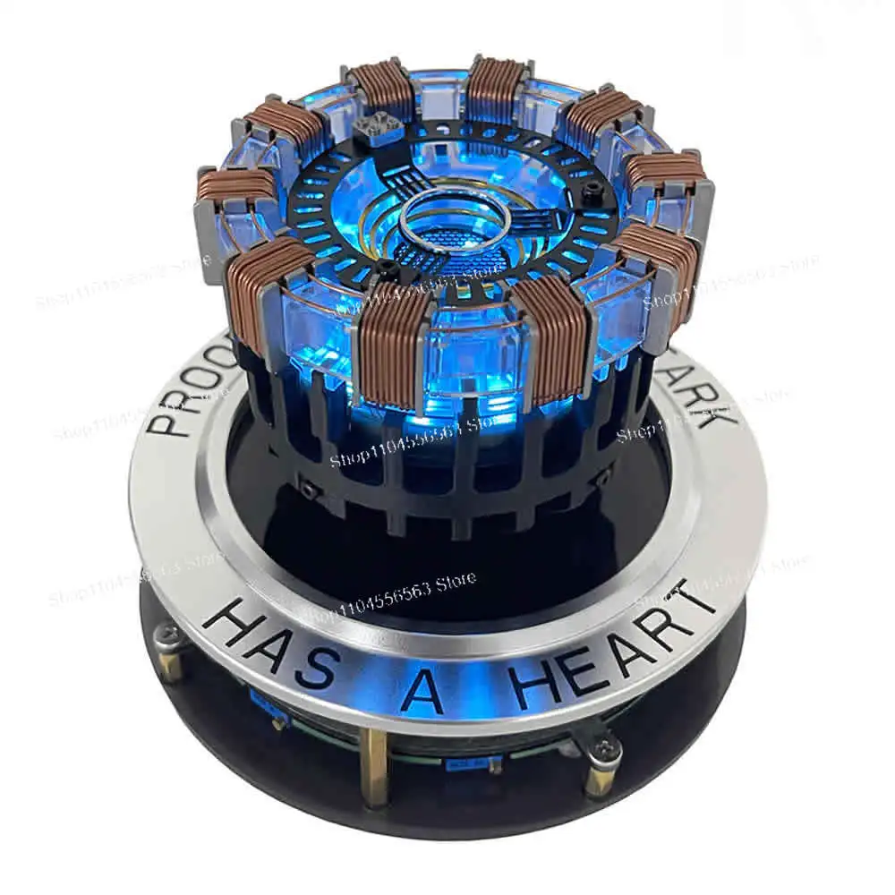 Magnetic Levitating Floating Heart Reactor Model Dark Tech Cool Creative Gadget for Boys Birthday Gift Science Toy