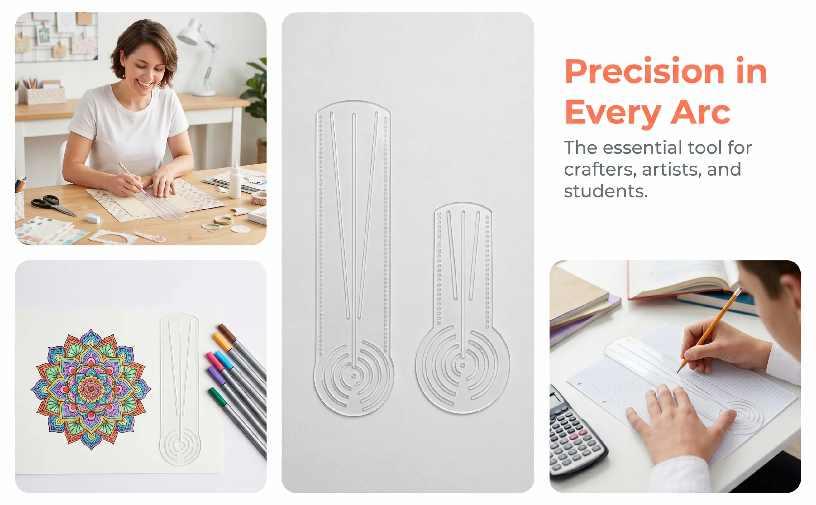 2pcs-acrylic-mandala-ruler-geometry-drawing-tool-circle-maker-for-art-design-scrapbook-craft-school-math-projects