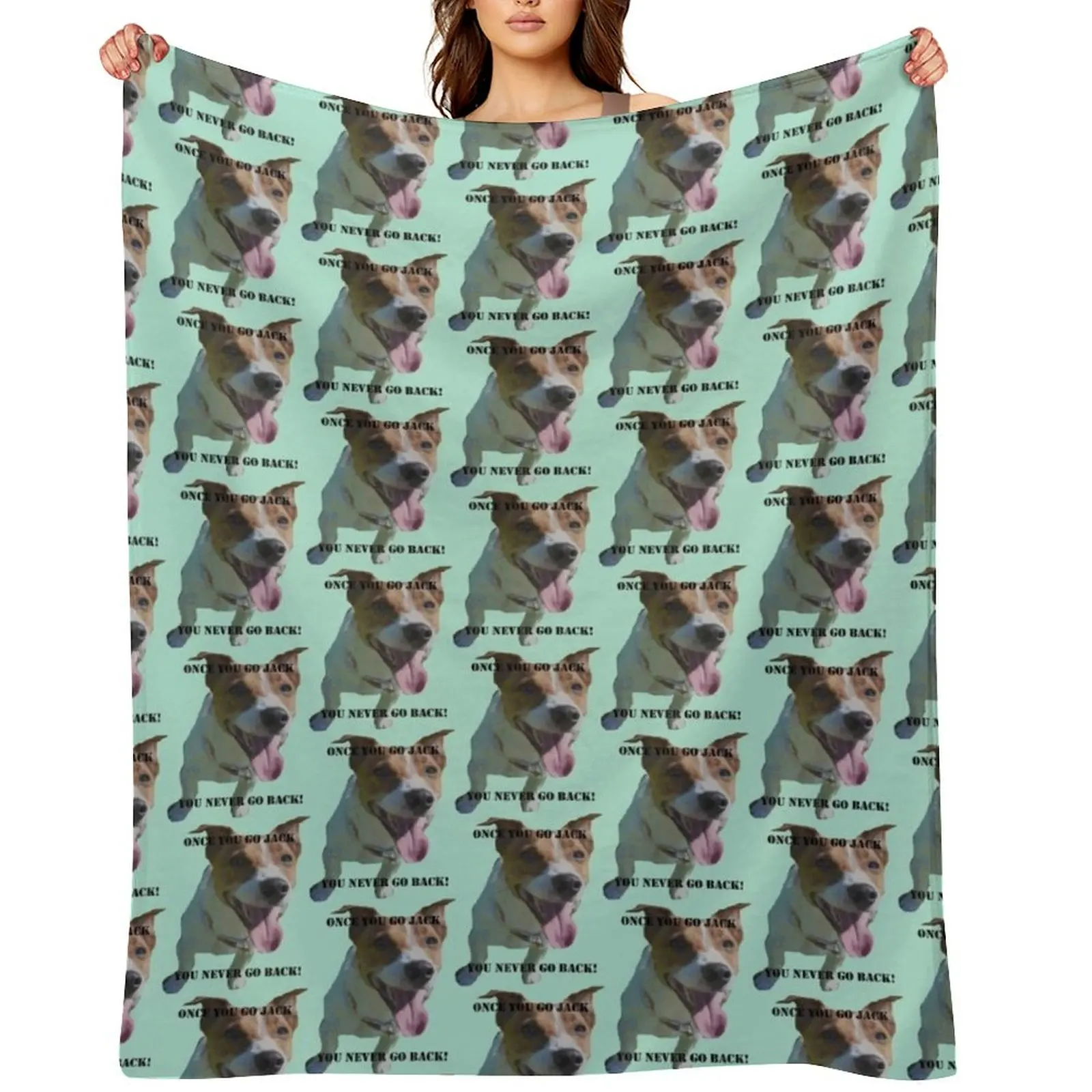 

Jack russell terrier Throw Blanket Soft Beds Cute Plaid Fashion Sofas for sofa Blankets