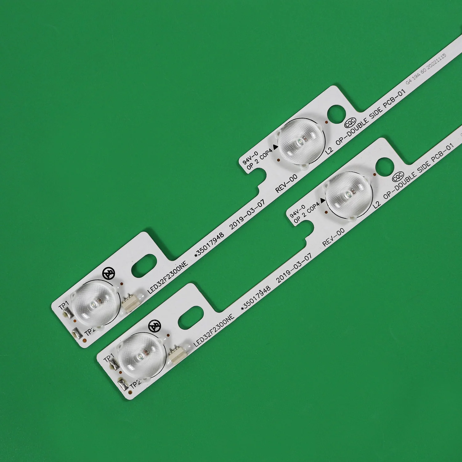 แถบไฟเรืองแสงทีวี LED 1/5/10/35kits 4ชิ้น3โคมไฟ6โวลต์สำหรับ LED32F2300NE LED32F2300 Konka LED32F2300FX 35017946 35017947 35017948