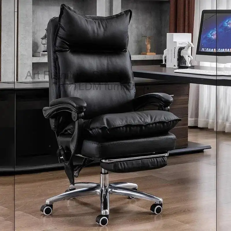 

Comfortable Executive Office Chairs Leather Ergonomic Wheels Organizer Work Chair Mobile Lounge Cadeira Gamer Office Furniture