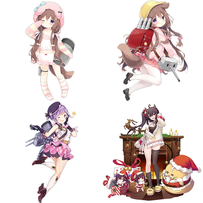 Three Ratels CYX15 Most complete Azur Lane  PVC Anime sticker for car bike motorcycle laptop wall stickers decals