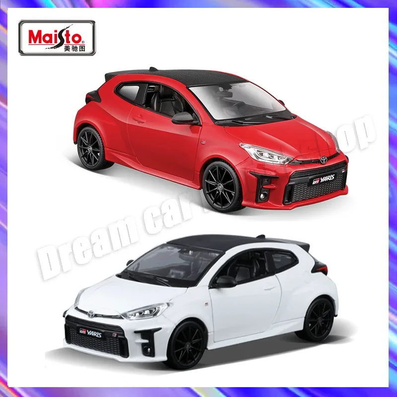 

Maisto 1:24 Toyota GR Yaris Alloy Die-cast Car Model Collectible,Miniature Cars Model Children's Toy Car Gift