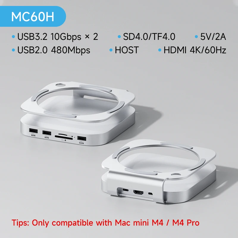 Hagibis USB C ハブ M.2 SSD エンクロージャ付き Mac Mini M4/M4 Pro