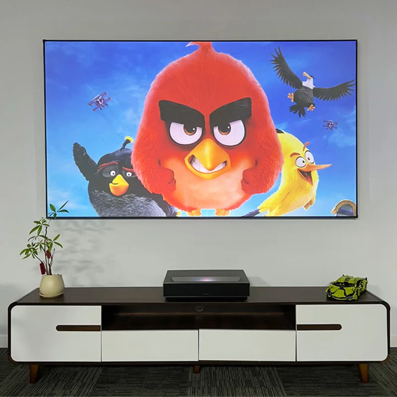 Yovanxer120' Fresnel 5.0 Pro ALR UST Pantalla de proyector Marco fijo Rejección de luz ambiental para proyector de alcance ultracorto 8K 3D