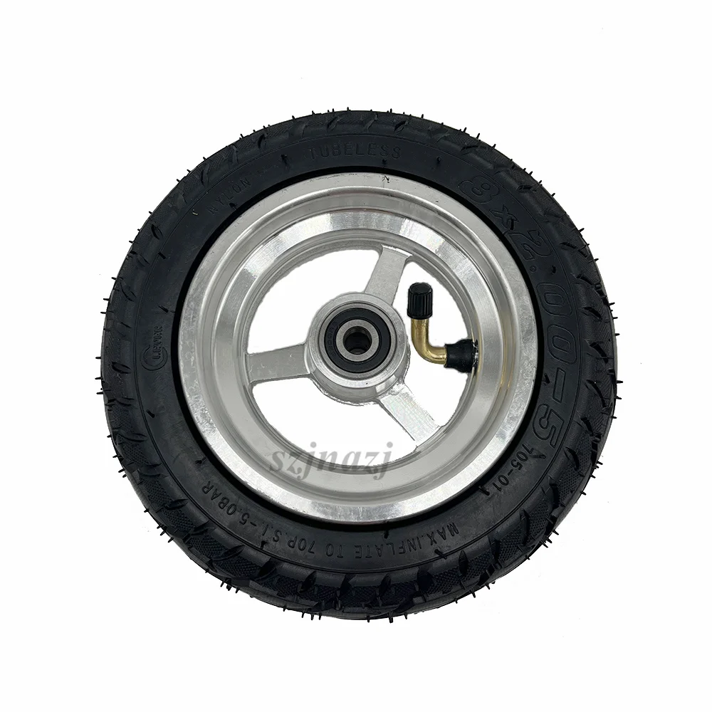 8x2.00-5 Wheel Tubeless Tire with Aluminum Alloy Rim for Kugoo C3 S3 S2 MINI Electric Scooter Pneumatic Wheels Modified Parts