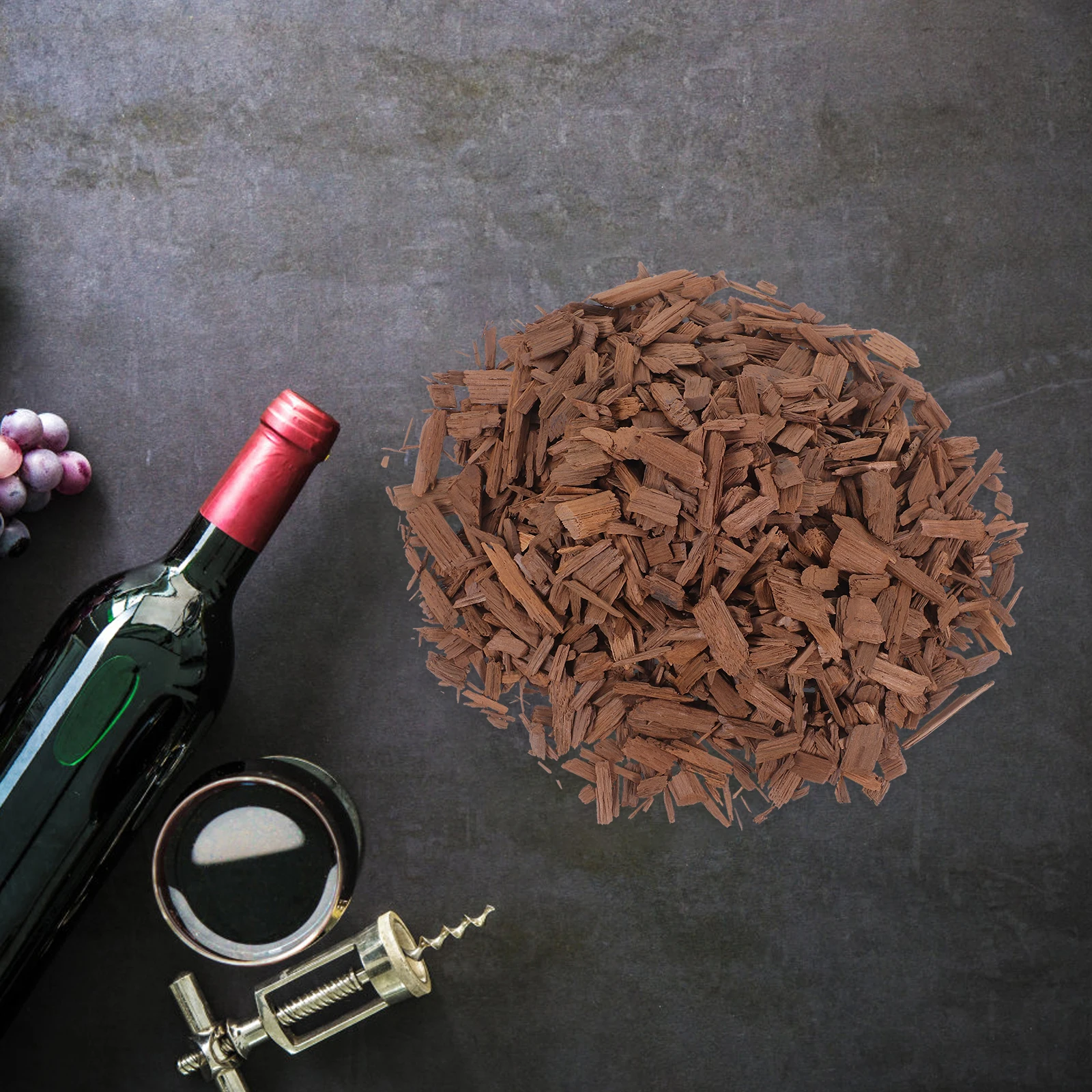 

100G French Oak Chips Light Toasted Wine Making Supplies Aging Brewing Bbq Smoking Meat Grill Wood Chips Kitchen Bar Tools