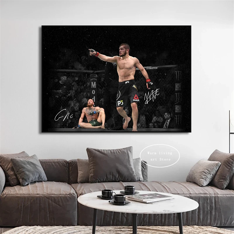 ملاكمة كونور كونور قماش ملصق لتزيين غرفة المعيشة ، جدار الفن اللوحة ، صورة ملهمة ، مطبوعة جدار ديكور #3