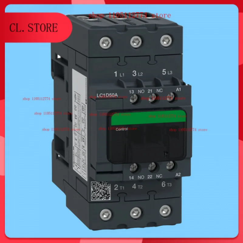 

LC1D50AM7C NEW for Schneider AC-3/AC-3e, =440V,50A,220VAC,Everlink terminal