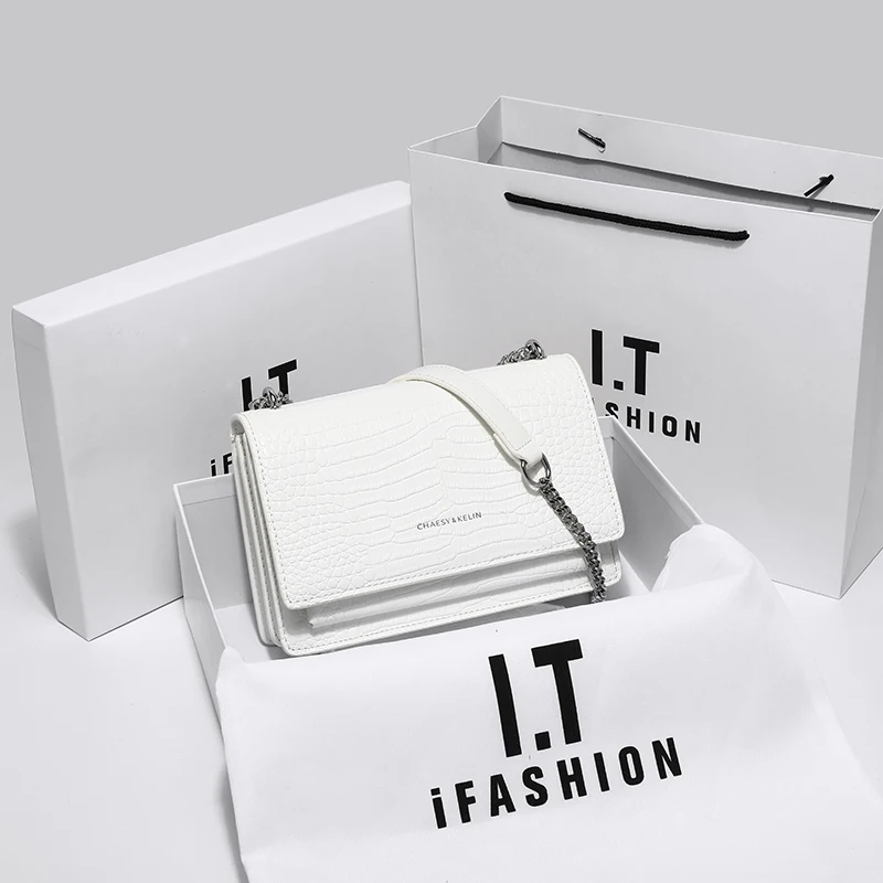 

Trendy Leather Shoulder Bag 2025 New Style Small Square Chain Bag Women's Bag Versatile High-End Feelings Crossbody Handbag