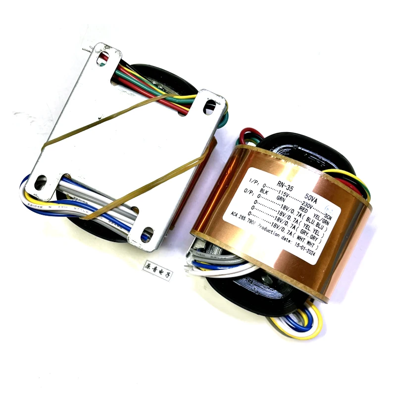 Силовой трансформатор BAHOD 50 Вт R-типа для предусилителя, декодера ЦАП, усилителя, аудиоаксессуары