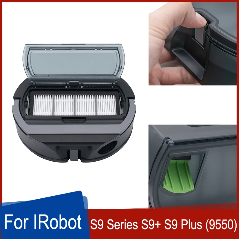 irobot-掃除機用の交換用集塵ボックスs9シリーズs9-9150s9s9-plus9550フィルター部品