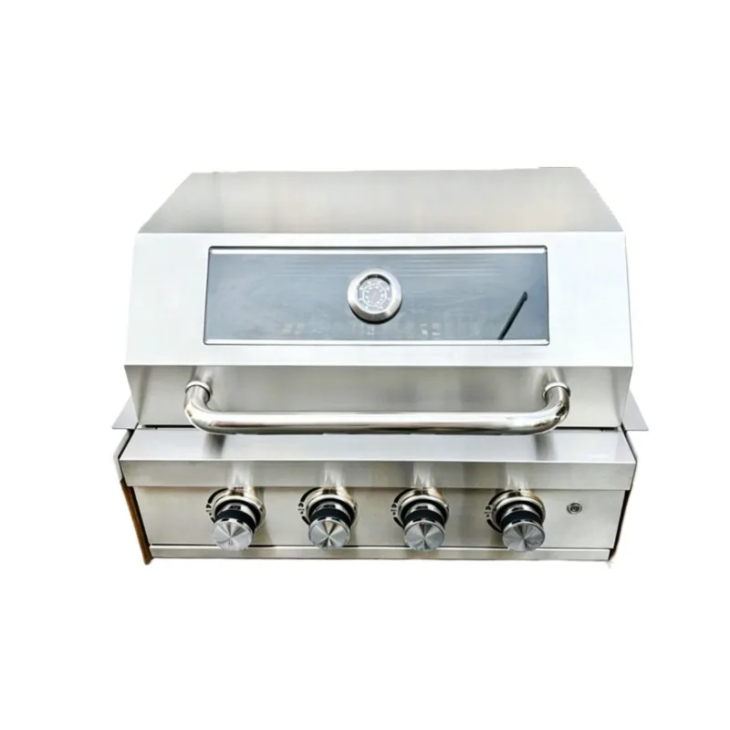 Outdoor Craftsman Built-in BBQ Grill Gas Charcoal Dual-purpose BBQ Grill Villa Courtyard BBQ Table Kitchen