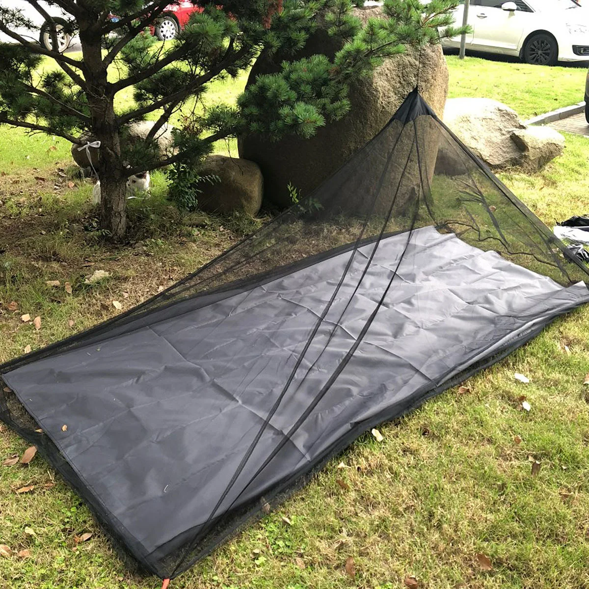 

5Pcs Anti-Mosquito Net Portable Outdoor Camping Tent Triangle Mesh Net Lightweight Durable Outdoor Triangle Tent