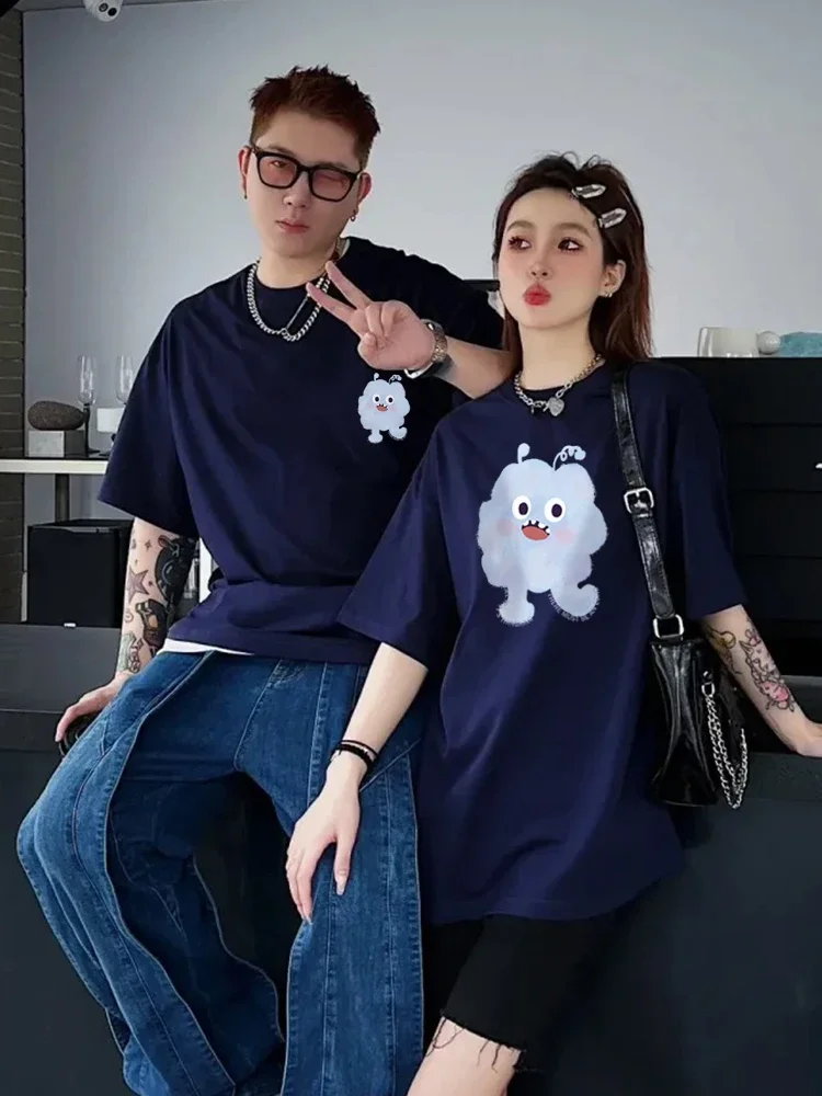 2024 Cotton Tops Lovers Couple T Women Men Newest Valentines Gift Printing Mr Mrs Couple Summer Matching Clothes for Lovershirt