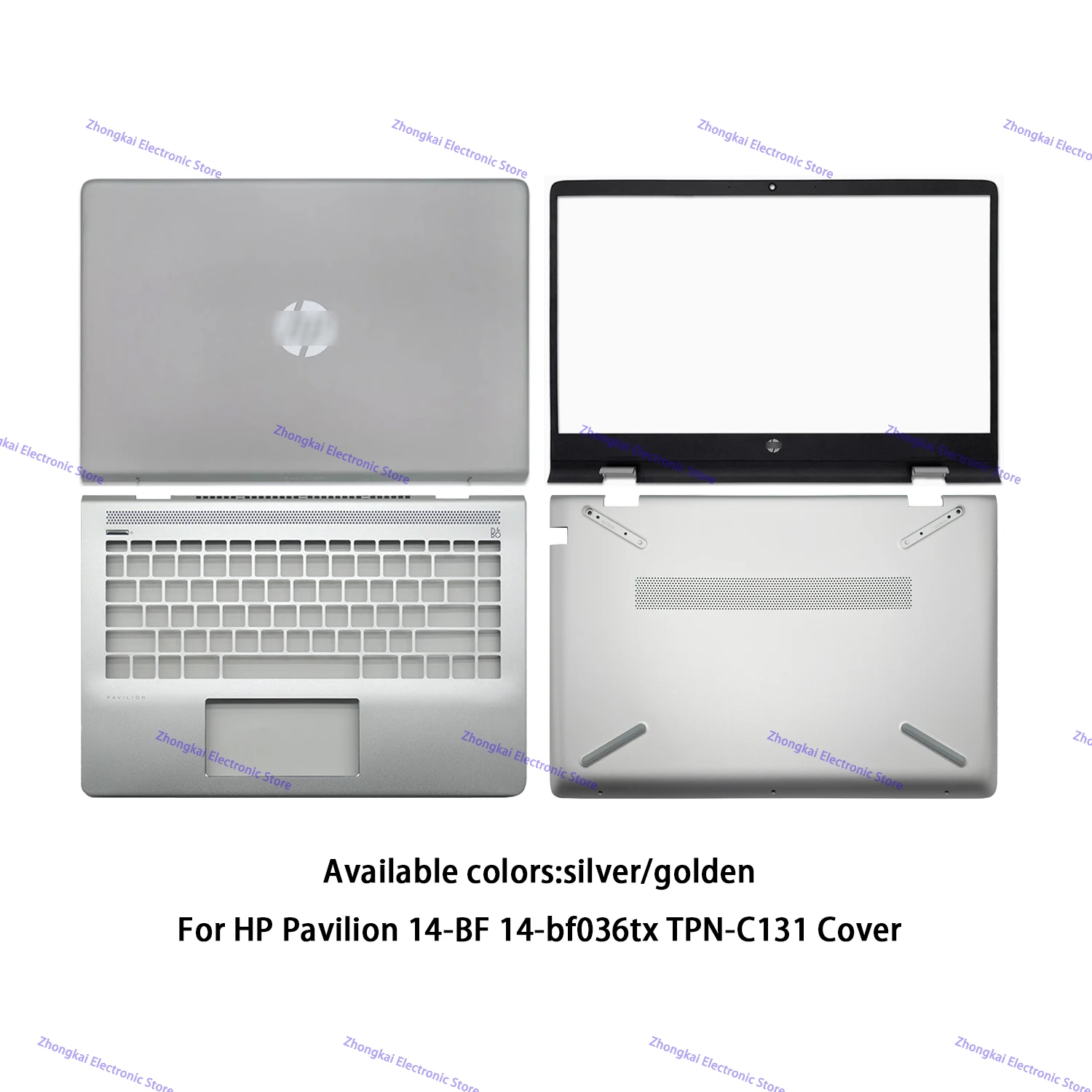 New Original For HP Pavilion 14-BF 14-bf036tx TPN-C131 Laptop LCD Back Case/Bezel/Palmrest/Bottom Base Cover 932297-001 933313-0