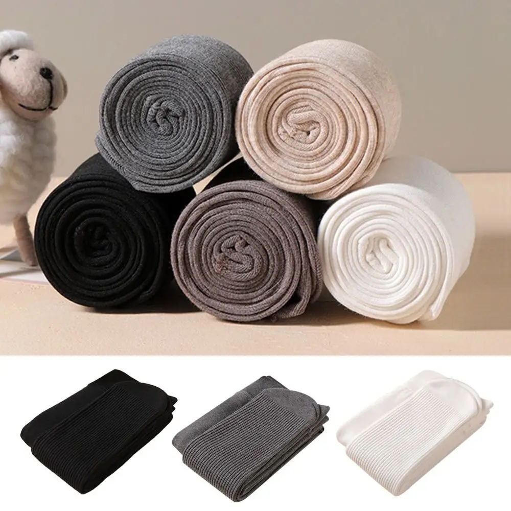 

Мягкие теплые зимние детские колготки из чесаного хлопка, однотонные трусики, утолщенные высокоэластичные колготки в вертикальную полоску для девочек