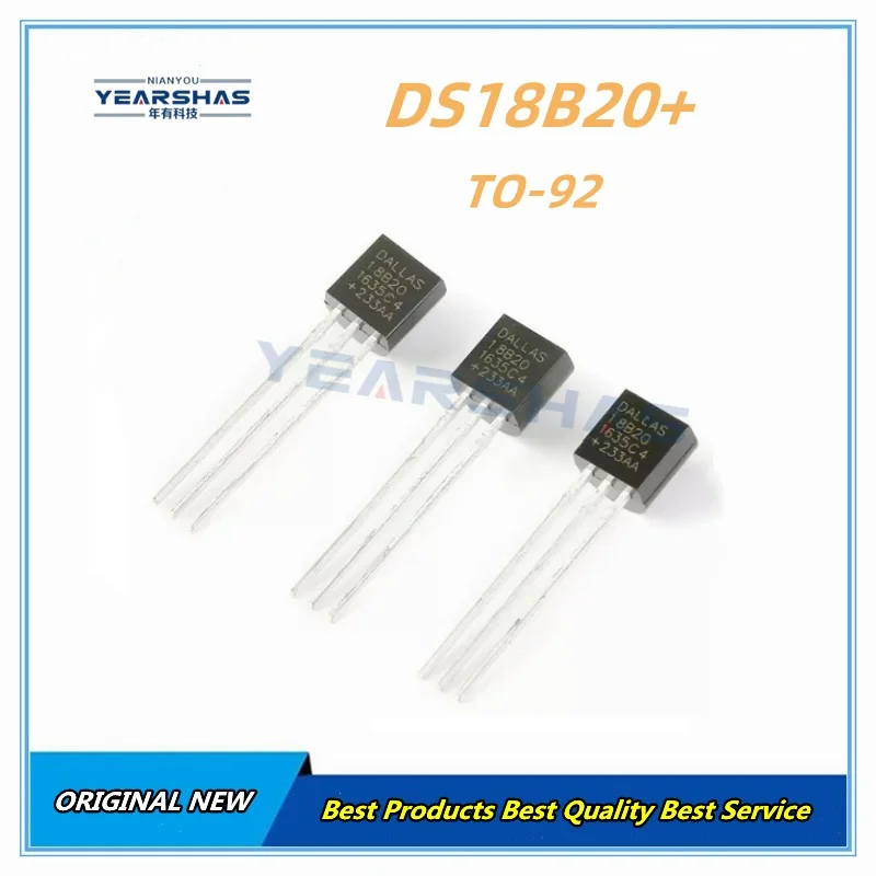 10 Buah DS18B20 Chip Termometer Digital Dapat Diprogram/Sensor Suhu Akuisisi Suhu TO-92