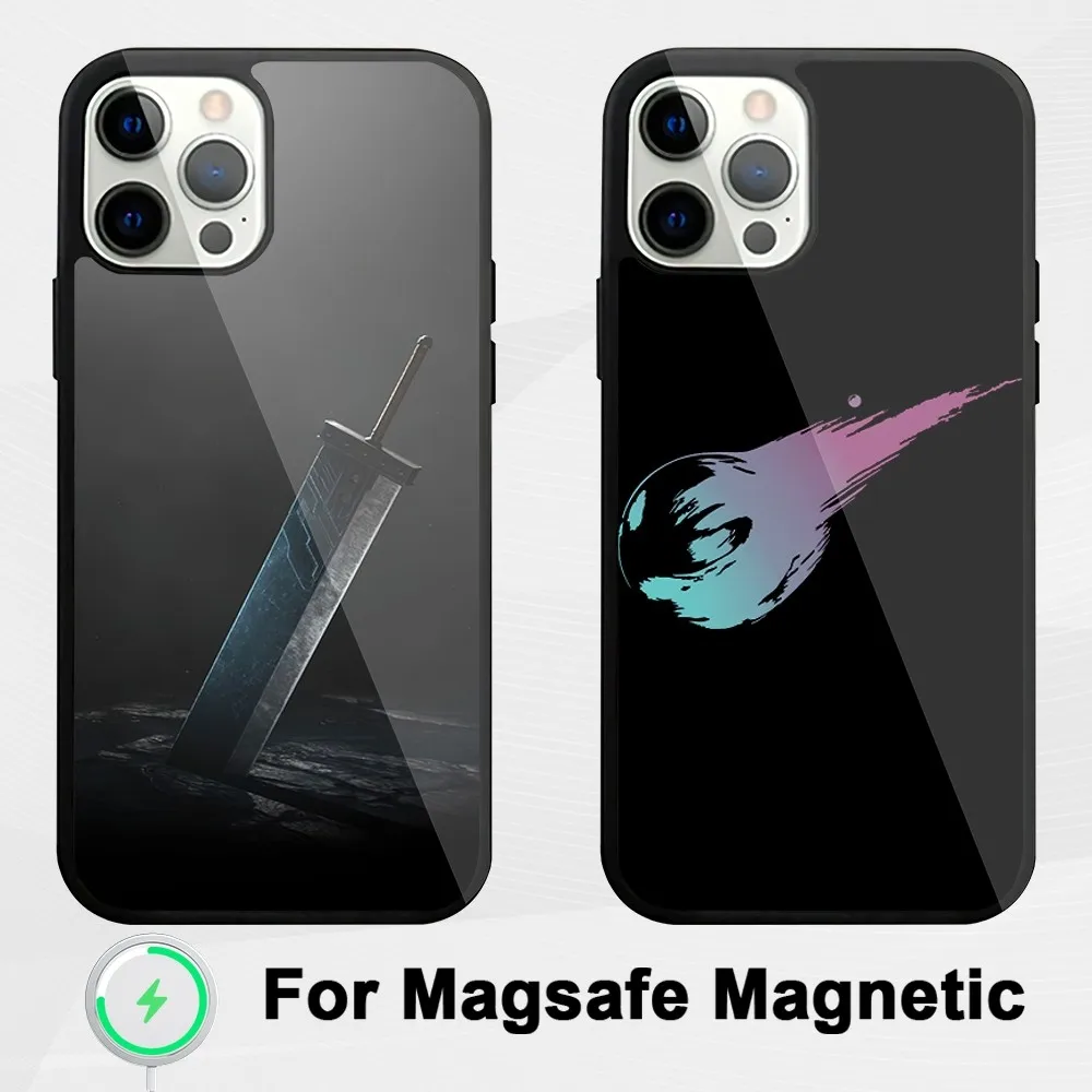 

Final Fantasy VII Game Phone Case For iphone Pro 11 Max 13 Plus 12 14 Mini 15 Magsafe Magnetic Wireless Charging Shell