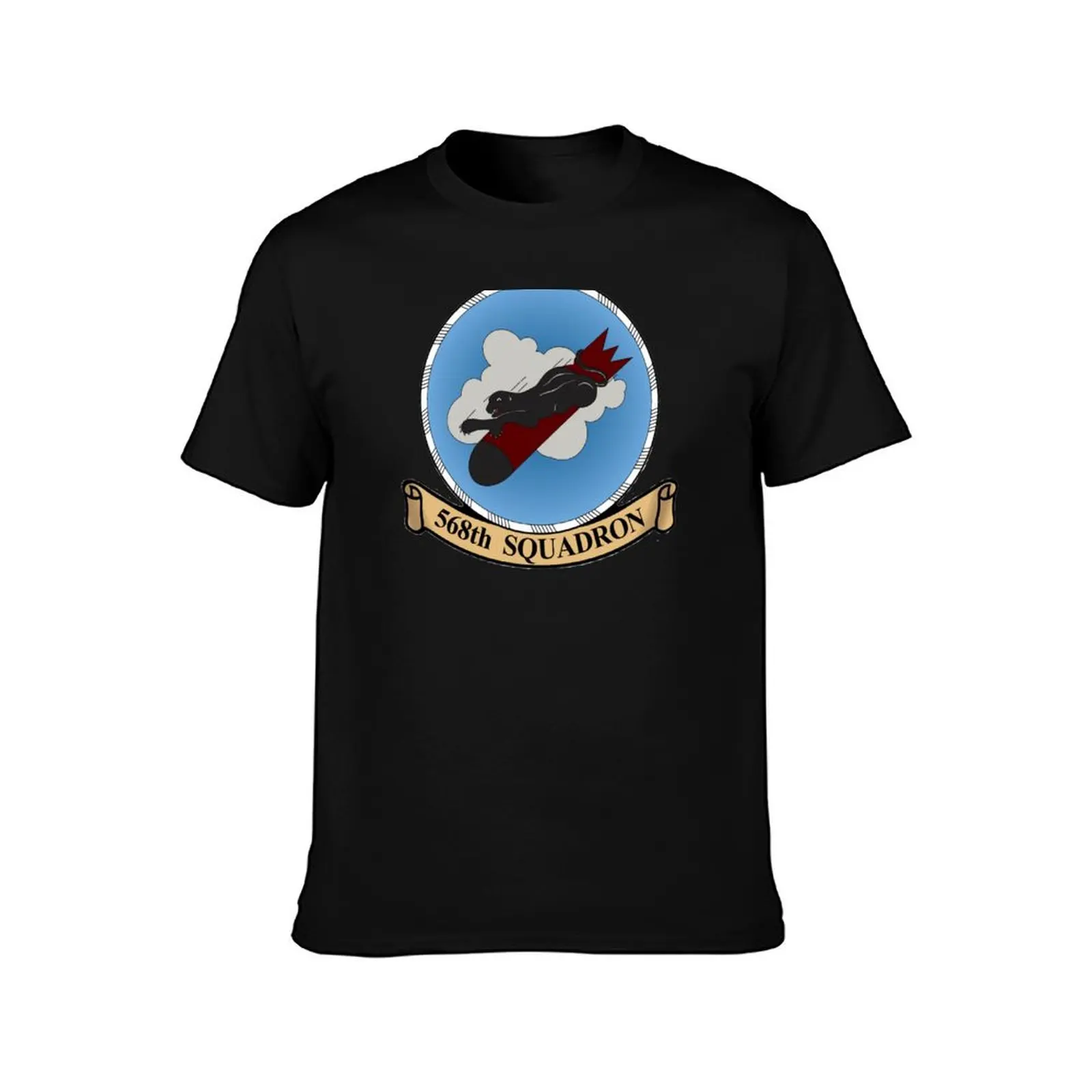 568th Squadron Emblem T-Shirt Dry Fit Running Short Sleeve Top T-Shirt