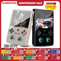 Consola de juegos portátil Anbernic RG477V 4,7 ""LTPS en celda Android 14 DSP efecto de sonido reproductor de vídeo compatible con salida AI RixelHK 1080p-DP