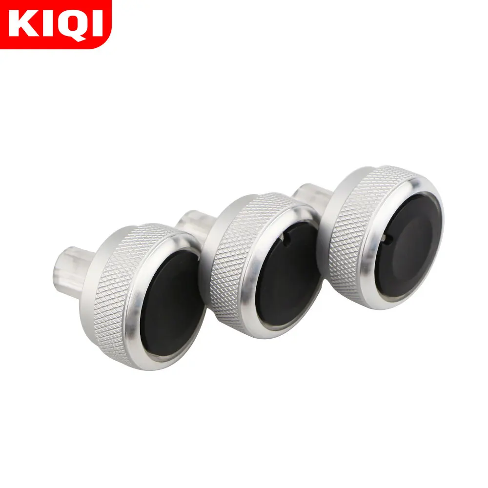 KIQI Car Air Knob Fit For Honda City 2008 2009 2010 2011 2012 2013 2014 Air Conditioner Switch Buttons AC Knobs Accessories