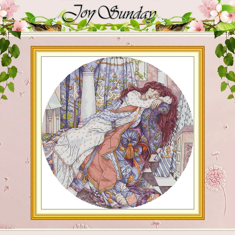 

Спящая красавица узоры Набор для вышивки крестом 11CT 14CT 16CT HD штампованный DMC Набор для вышивки крестом Вышивка Рукоделие Ремесла