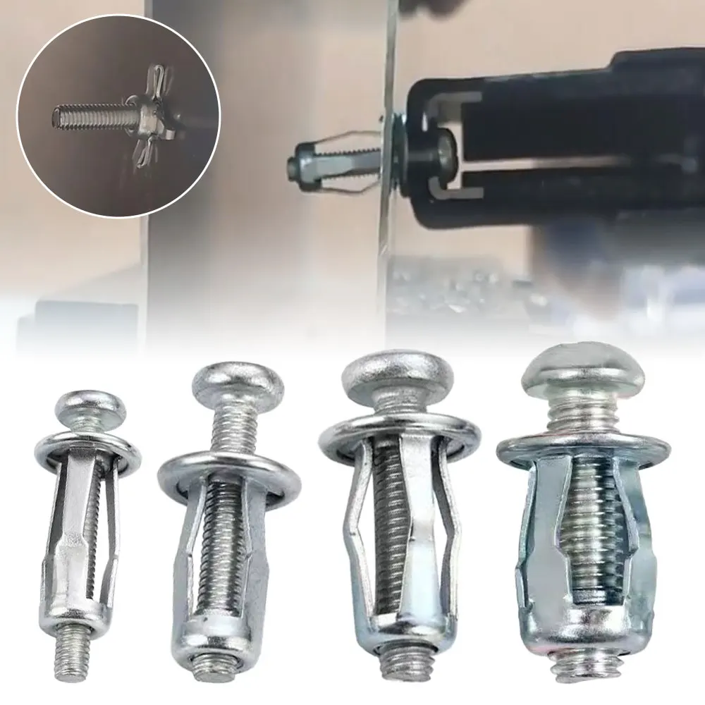 M4 M5 M6 M8 Expansion Clamp Petal Rivet Lock Jack Nut Bolt Hollow Wall Iron Rivet Riveter Fixed License Plate for Car Screw