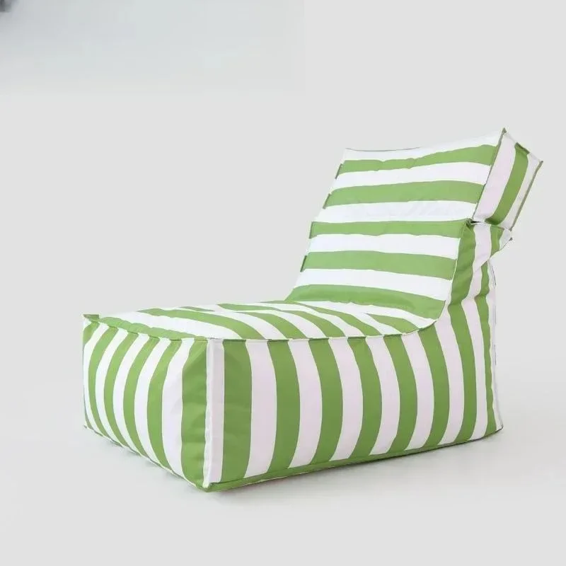 Outdoor lazy sofa waterproof beach single lazy recliner coffee shop sun-proof garden recliner garden leisure