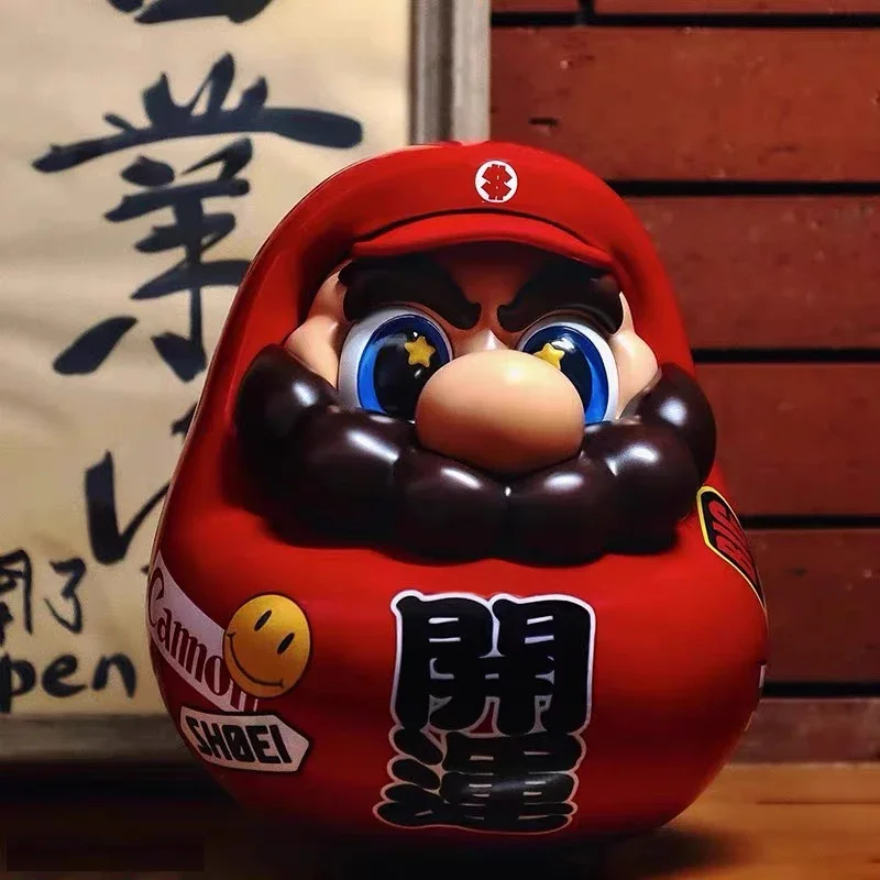 Super Mario, Non Tumbler, Mario, Super Damo, Egg Blind Box, Get Rich, Love and Luck, Car Desktop Decoration