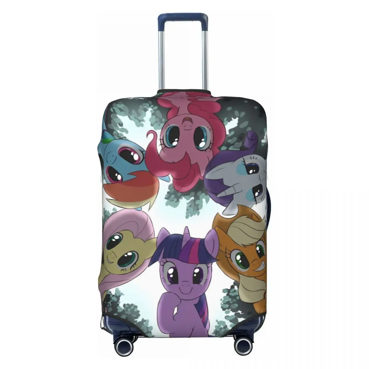 MINISO My Little P-pony Suitcase Cover Flight Cruise Trip Fun Luggage Case Protector