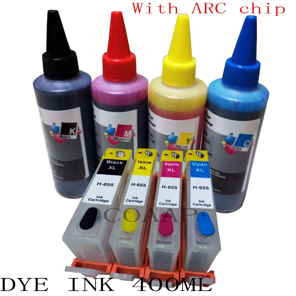 

Compatible HP655 hp 655 hp655xl 655xl CZ109AE CZ110AE CZ111AE CA11 Ink Cartridge for HP Deskjet 3525/4615/4625/5525/6520 printer