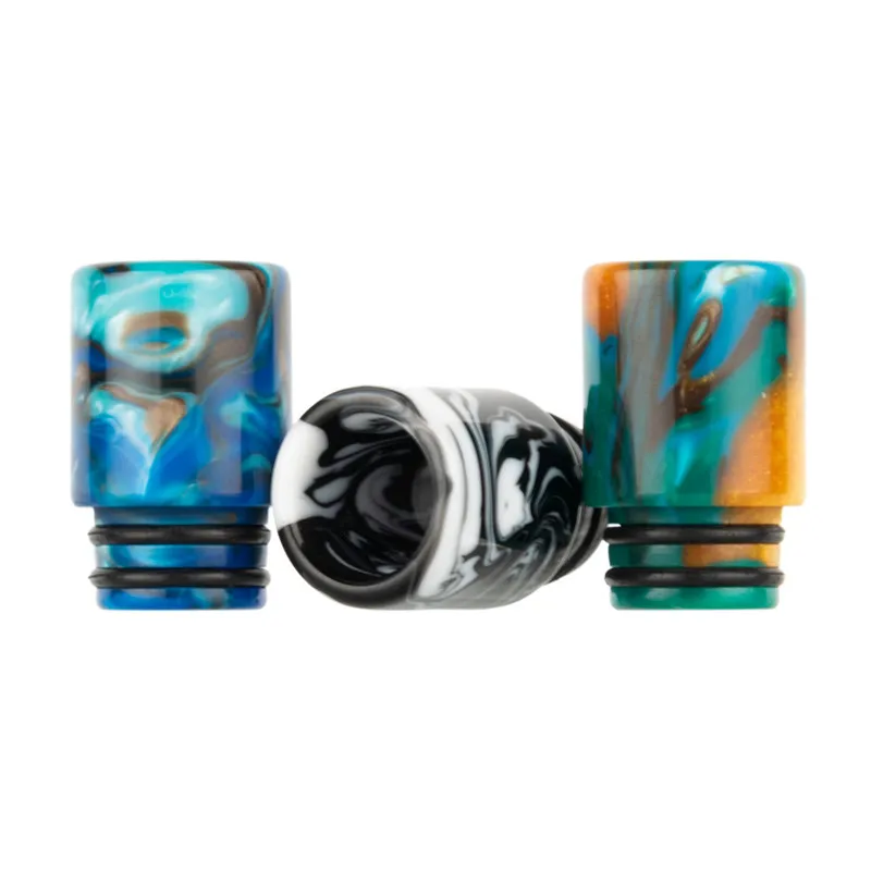 Vape Resin Drip Tip 510 Mouthpieces Cigarette Holder Accessories Resin Thread Mouthpieces for V8 Big Baby/TFV12 Drip Atomizer