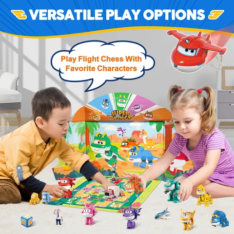 Super Wings Трансформеры Самолеты с Динозаврами 14 шт