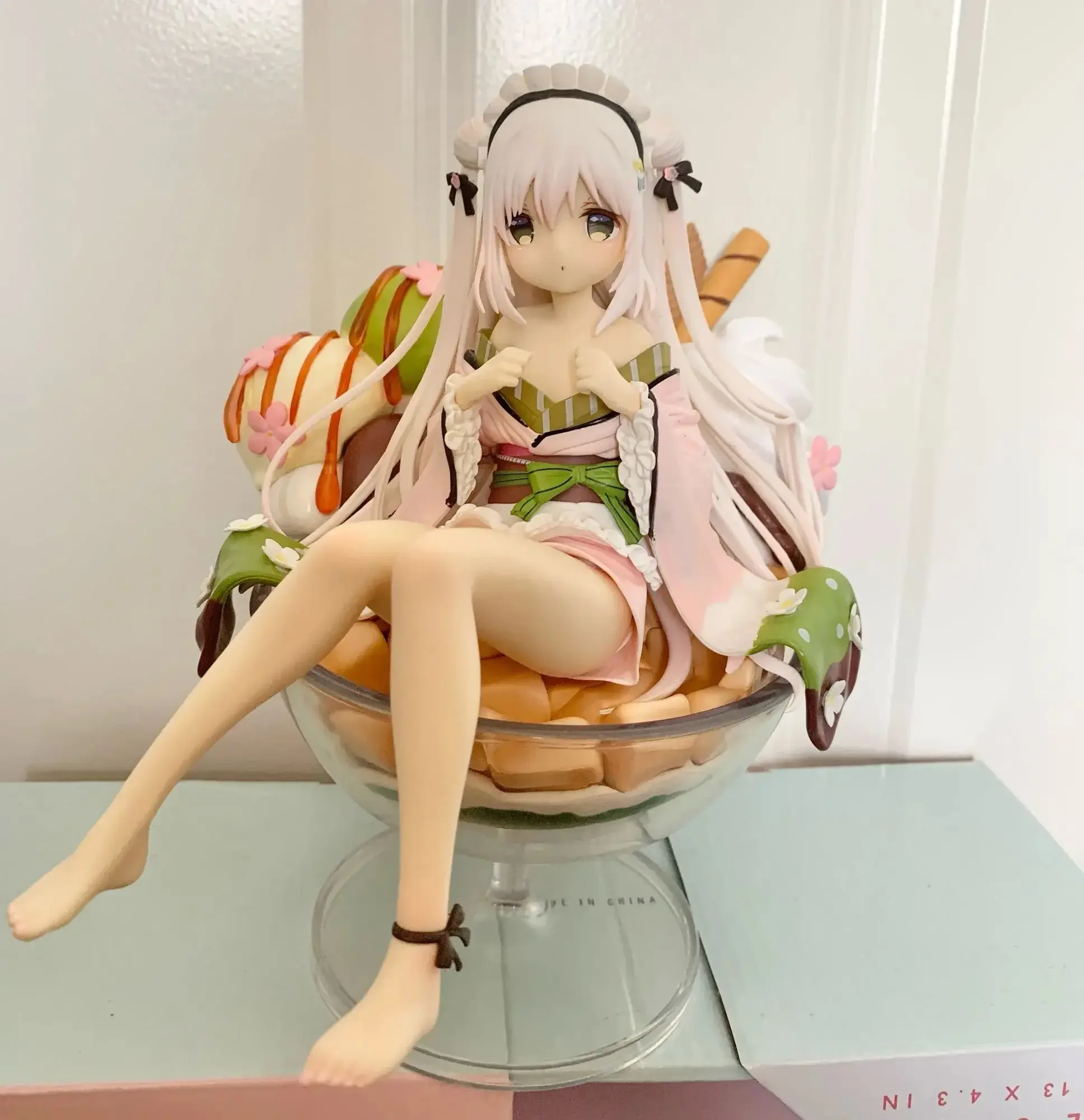 Native Figure Shiratama Komame From A Shiratama Parfait Anime Girl Pvc Action Figure Toy Statue Adult Collection Model Doll Toys