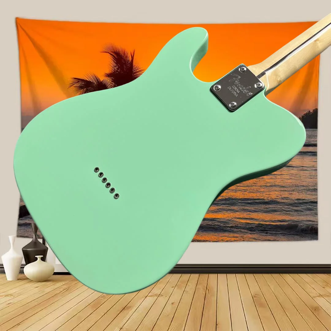 Green TLE Alder Body Maple Fingerboard Gift Free Delivery Electric Guitar view 3