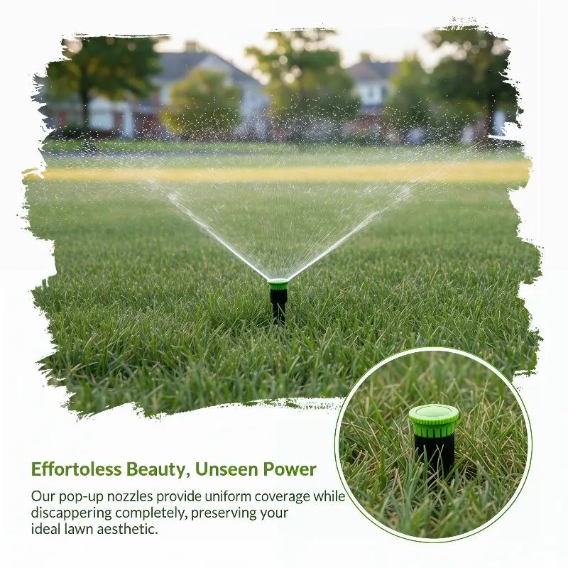 Advanced Ray Jet Nozzle Sprinkler 5.5-8.0 Meters Range Flexible Arc For Superior Garden Irrigation