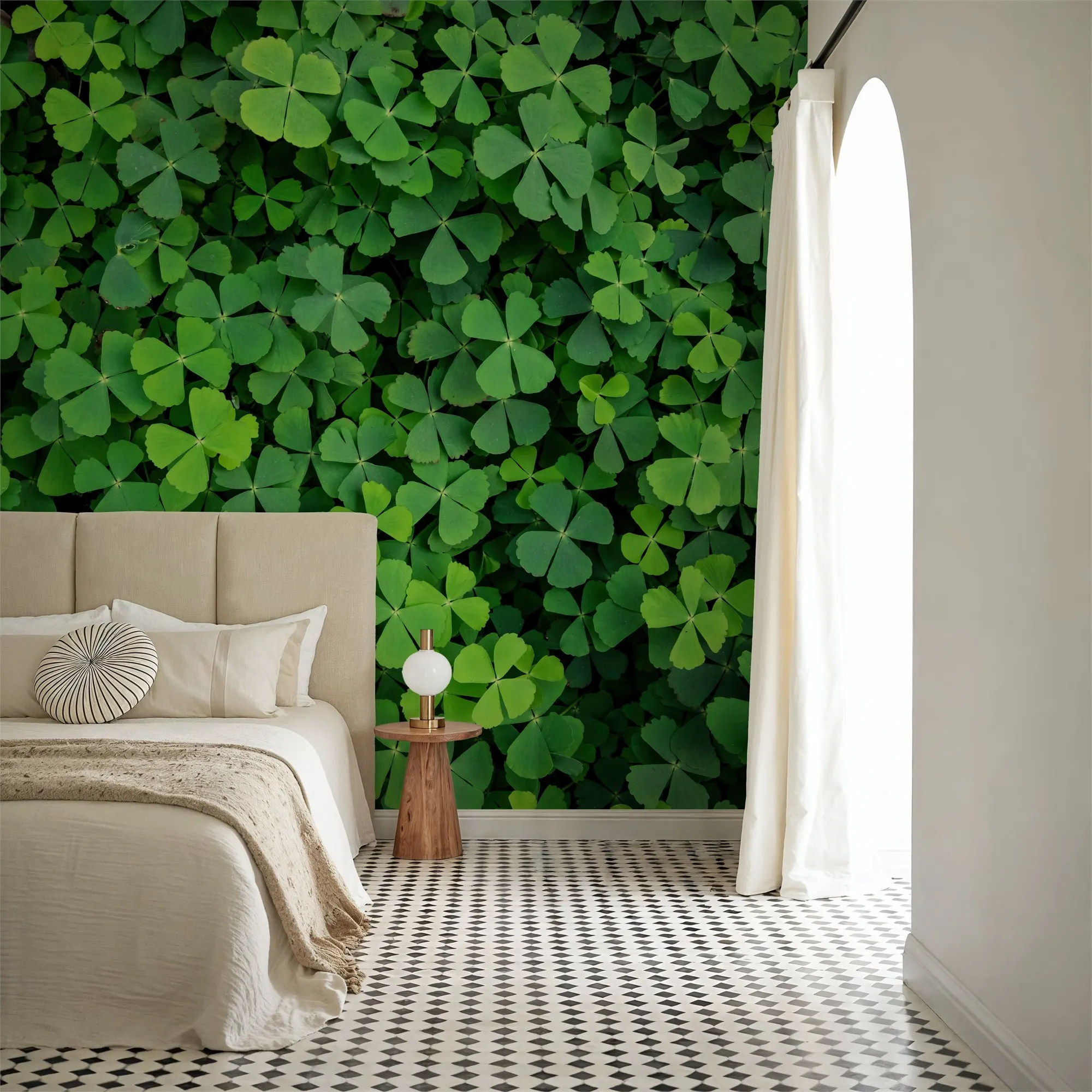Clover Carpet Made to Measure Mural Wallpaper for Bedroom