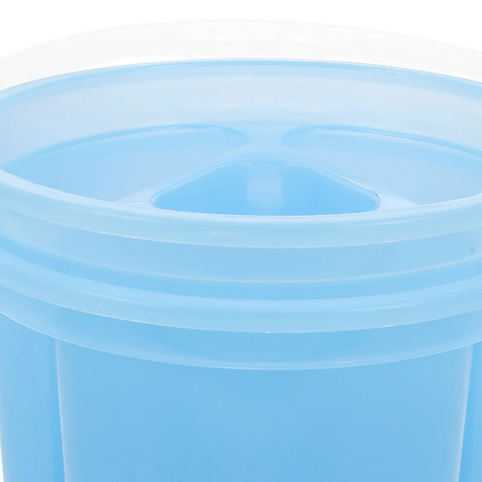 3Pcs Plastic Wash Bucket for Paint Brushes Multicompartment Design Portable Stable Base Art Cleaning Tool for Oil Watercolor