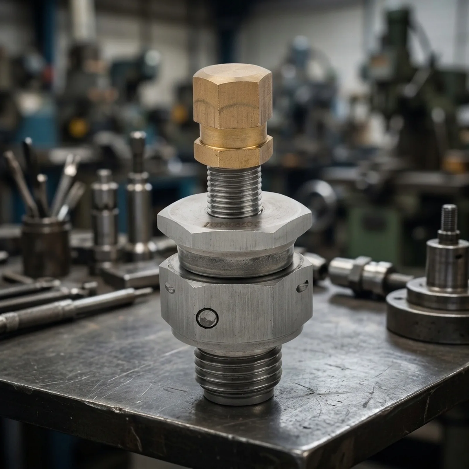 For Copco 3115026200 Copco Charging Tool Nitrogen Charging Valve Silver Charging Valve UNF12 Threaded Connection