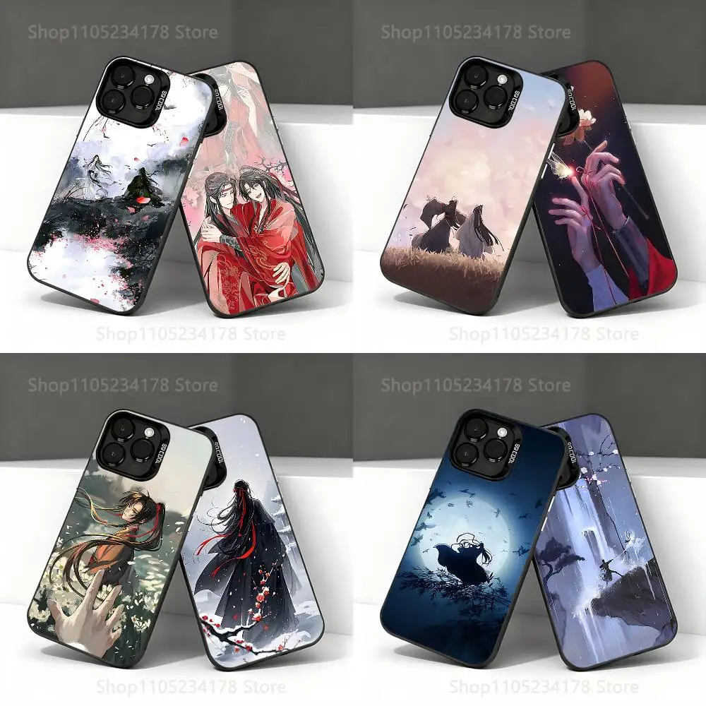 

Mo D-Dao Zu Shi Phone Case For iPhone 17,16,15,14,13,12,11,Pro,Max,Plus,E,Air,Mini Black Tpu IMD Cover