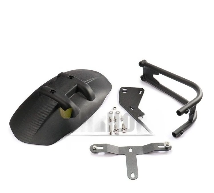 

Motorcycle General Fender, Modified with License Frame Plastic Mud Tile Shield Rear Fender, Bracket Suitable for All Cars