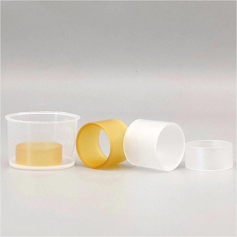 Heat-Resistant Plastic Glossy Tube Measuring Cup for Small Liquid Measuring & Storage Accessory