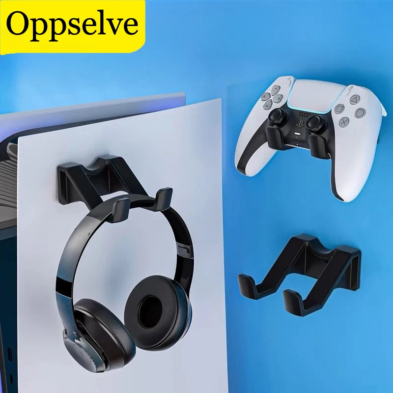 Wall Mounting Hanging Stand Adhesive Game Handle Controller Useful Headset Hook Universal Storage Shelf For Ps Xbox Switch Pro