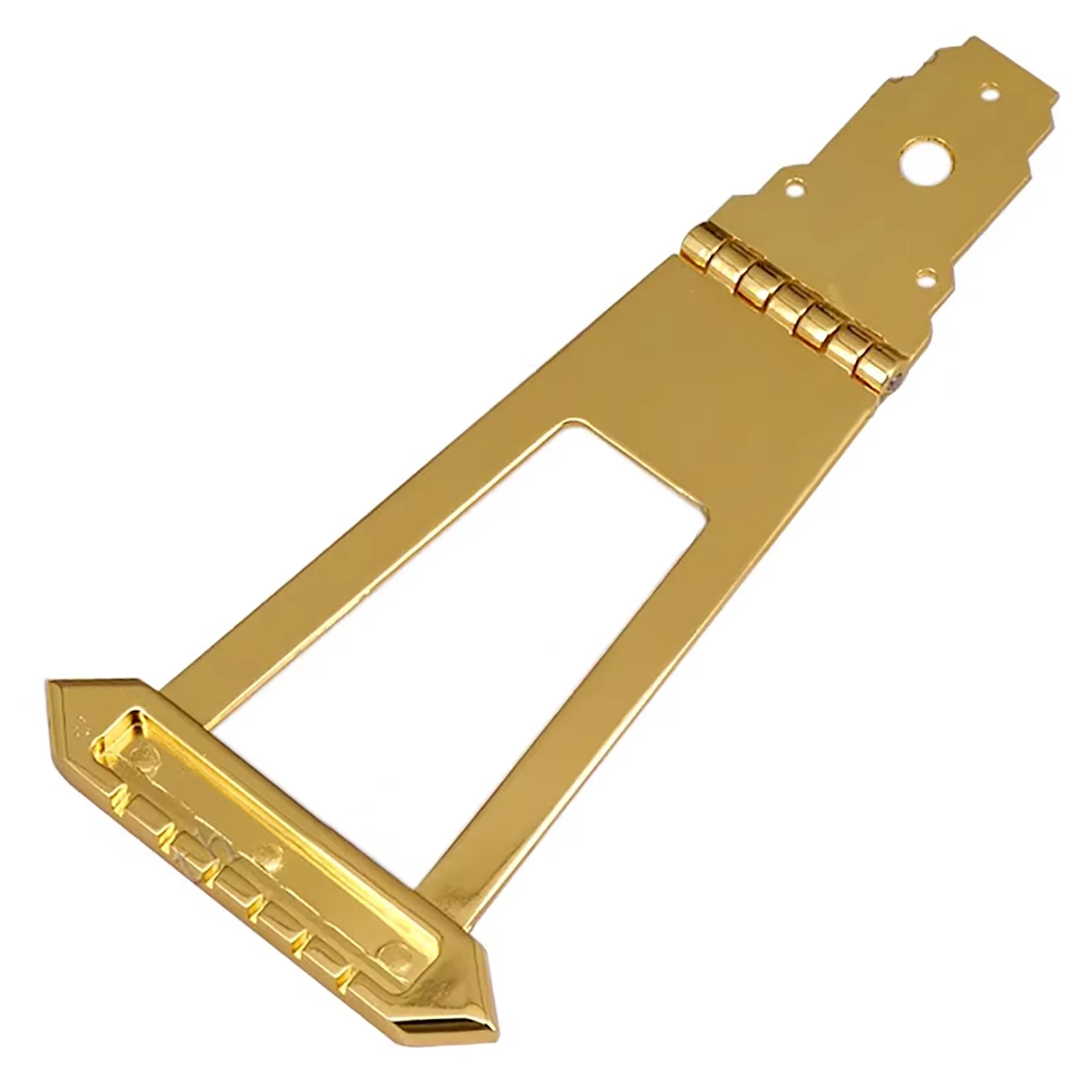 Guitarra Elétrica Trapézio Tailpiece Cordas Corpo Semi-oco Archtop Jazz Acessório Peça de Substituição